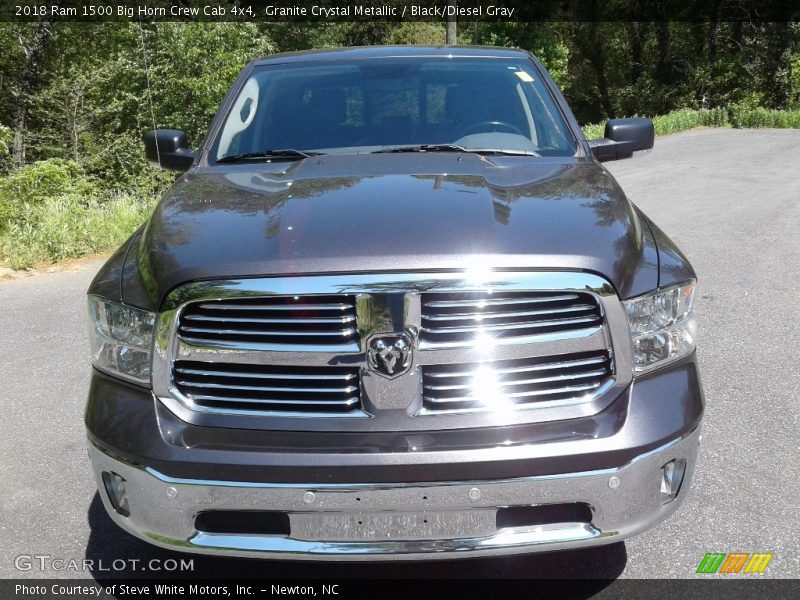 Granite Crystal Metallic / Black/Diesel Gray 2018 Ram 1500 Big Horn Crew Cab 4x4