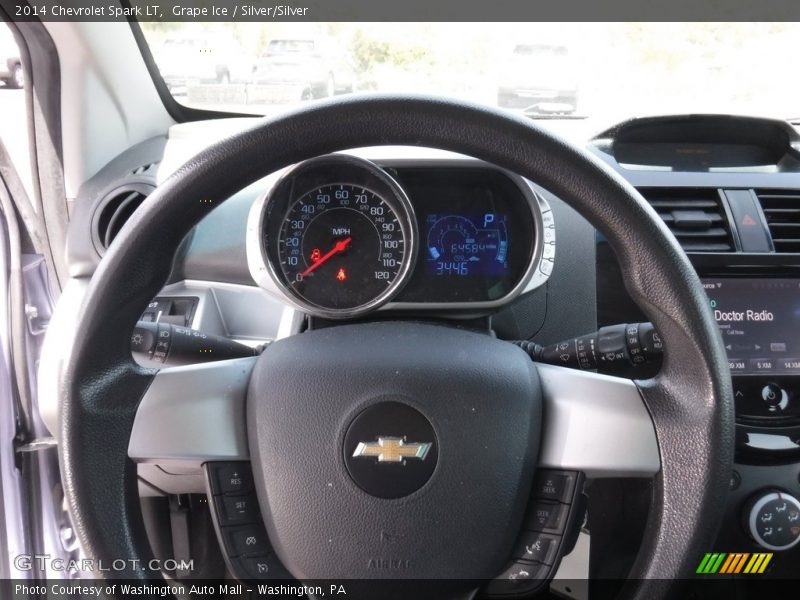 Grape Ice / Silver/Silver 2014 Chevrolet Spark LT