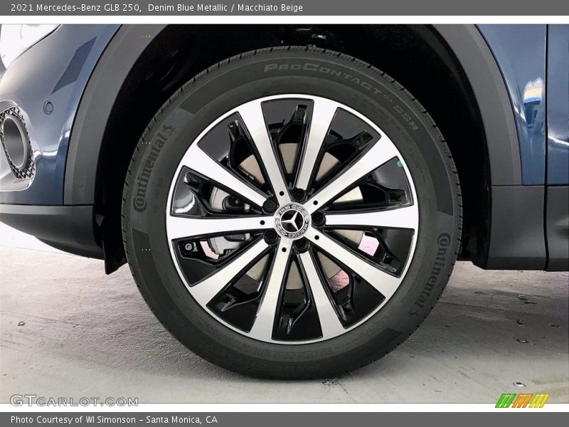 Denim Blue Metallic / Macchiato Beige 2021 Mercedes-Benz GLB 250