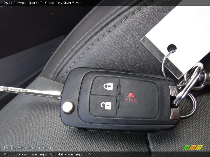 Grape Ice / Silver/Silver 2014 Chevrolet Spark LT