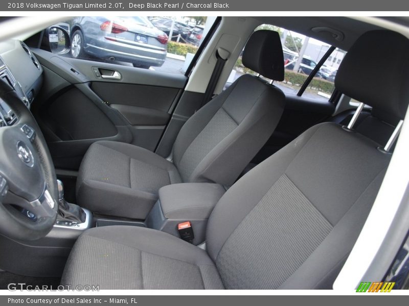 Deep Black Pearl / Charcoal Black 2018 Volkswagen Tiguan Limited 2.0T