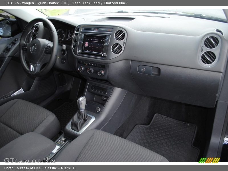 Deep Black Pearl / Charcoal Black 2018 Volkswagen Tiguan Limited 2.0T