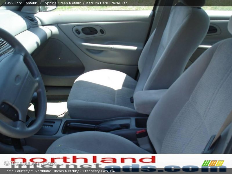 Spruce Green Metallic / Medium Dark Prairie Tan 1999 Ford Contour LX