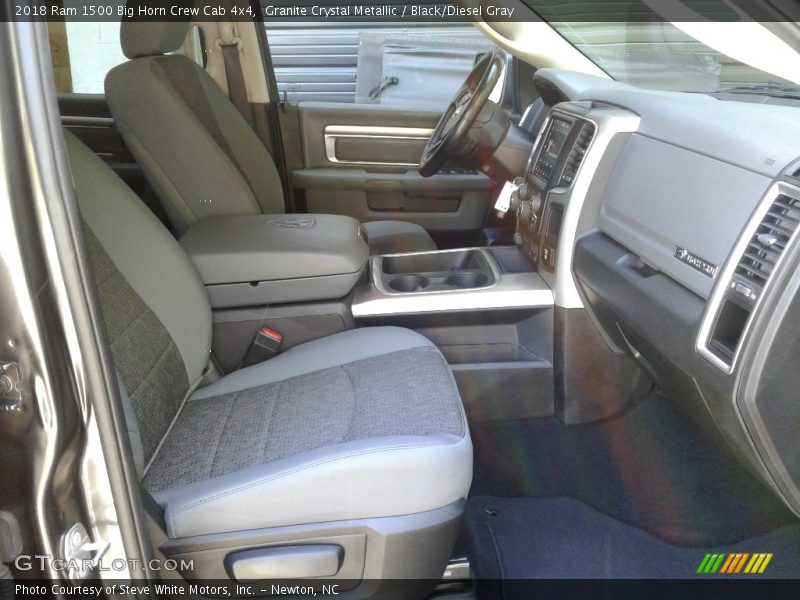 Granite Crystal Metallic / Black/Diesel Gray 2018 Ram 1500 Big Horn Crew Cab 4x4