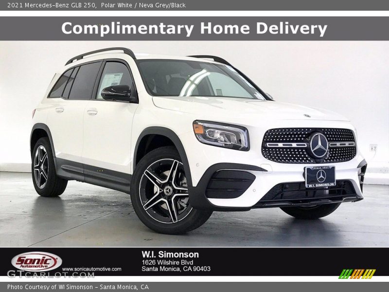 Polar White / Neva Grey/Black 2021 Mercedes-Benz GLB 250
