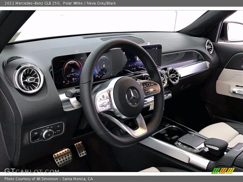 Polar White / Neva Grey/Black 2021 Mercedes-Benz GLB 250