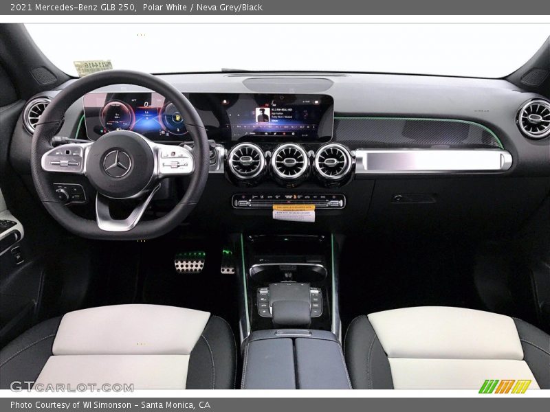 Polar White / Neva Grey/Black 2021 Mercedes-Benz GLB 250