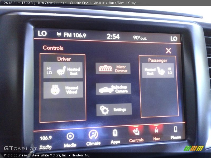 Granite Crystal Metallic / Black/Diesel Gray 2018 Ram 1500 Big Horn Crew Cab 4x4