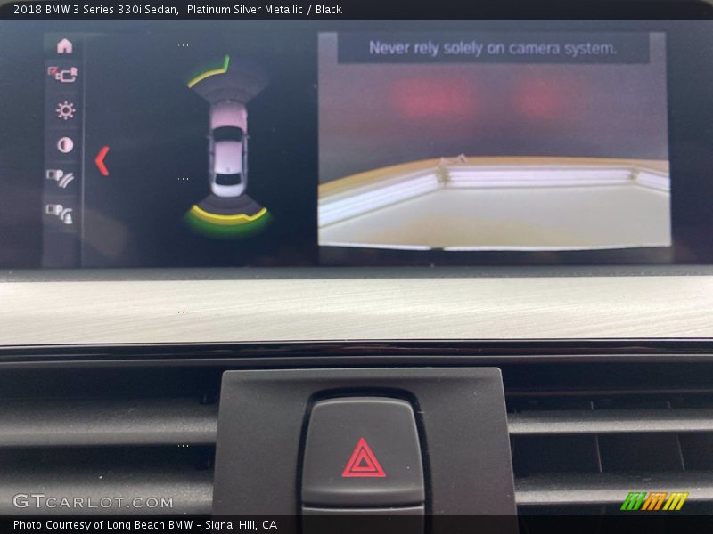 Platinum Silver Metallic / Black 2018 BMW 3 Series 330i Sedan