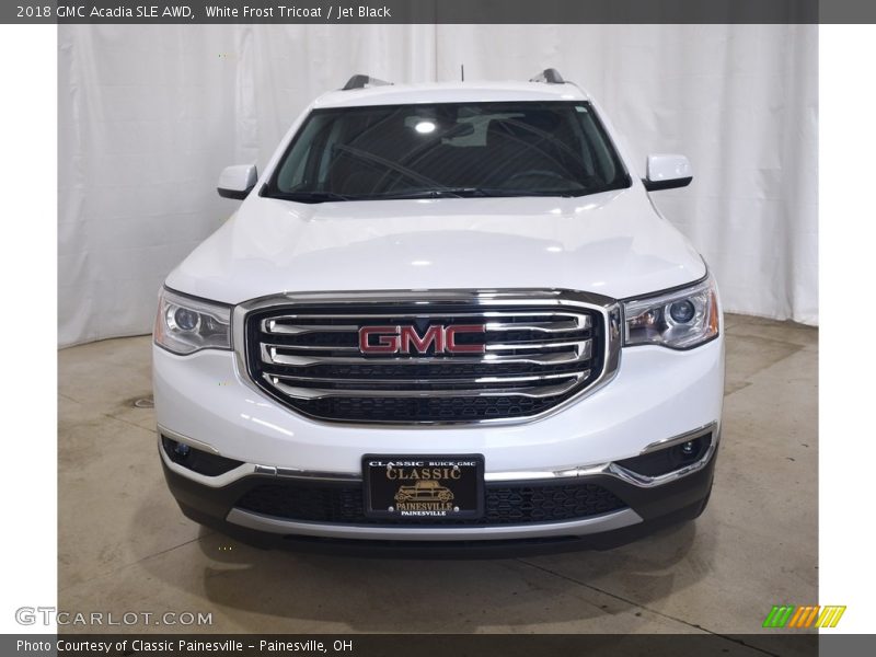 White Frost Tricoat / Jet Black 2018 GMC Acadia SLE AWD