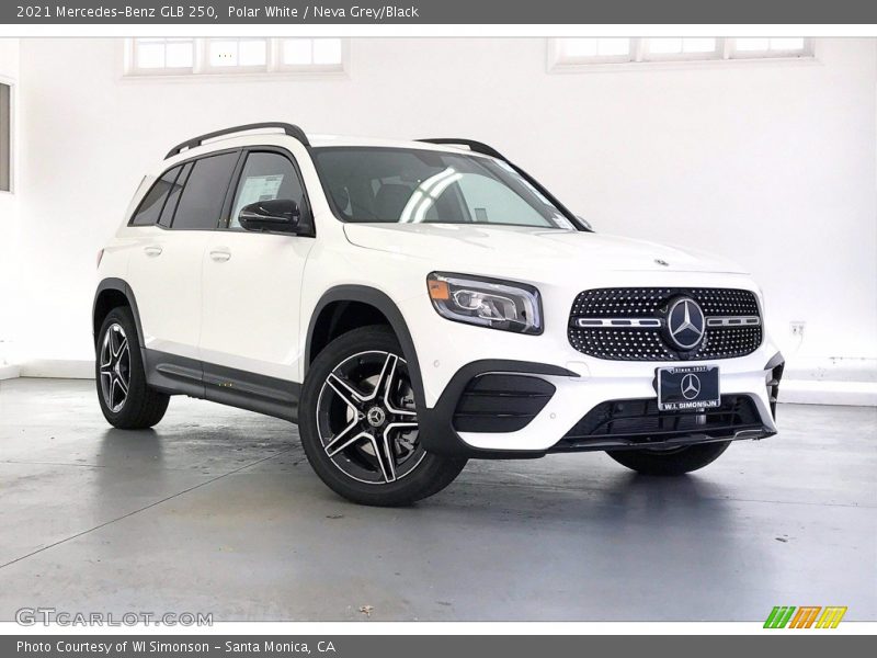 Polar White / Neva Grey/Black 2021 Mercedes-Benz GLB 250