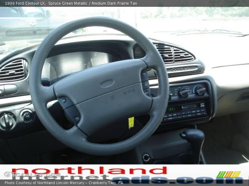 Spruce Green Metallic / Medium Dark Prairie Tan 1999 Ford Contour LX