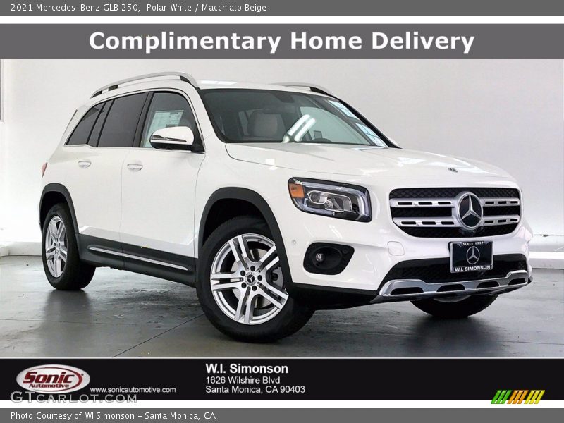 Polar White / Macchiato Beige 2021 Mercedes-Benz GLB 250