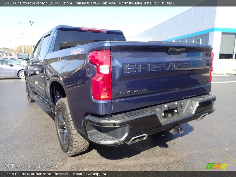 Northsky Blue Metallic / Jet Black 2020 Chevrolet Silverado 1500 Custom Trail Boss Crew Cab 4x4