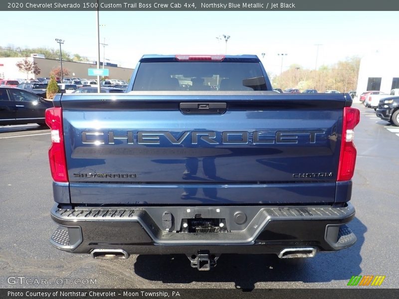 Northsky Blue Metallic / Jet Black 2020 Chevrolet Silverado 1500 Custom Trail Boss Crew Cab 4x4