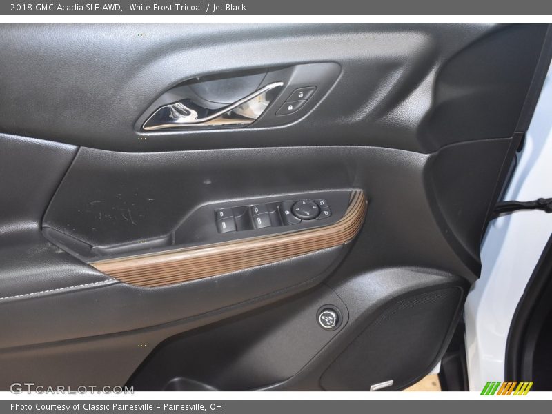 White Frost Tricoat / Jet Black 2018 GMC Acadia SLE AWD