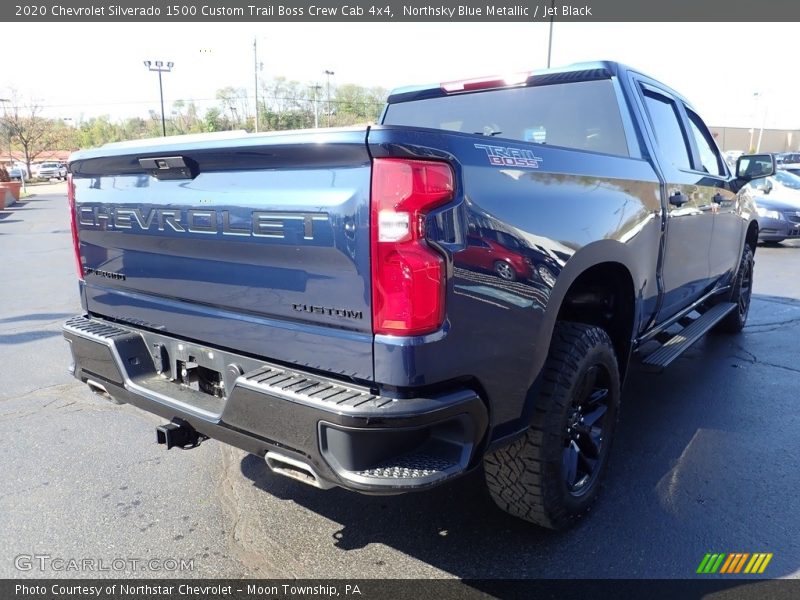 Northsky Blue Metallic / Jet Black 2020 Chevrolet Silverado 1500 Custom Trail Boss Crew Cab 4x4