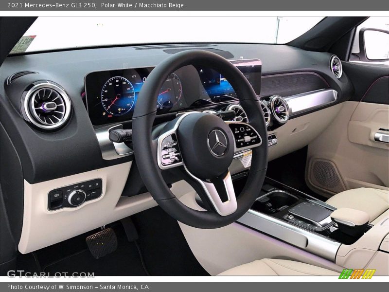 Polar White / Macchiato Beige 2021 Mercedes-Benz GLB 250