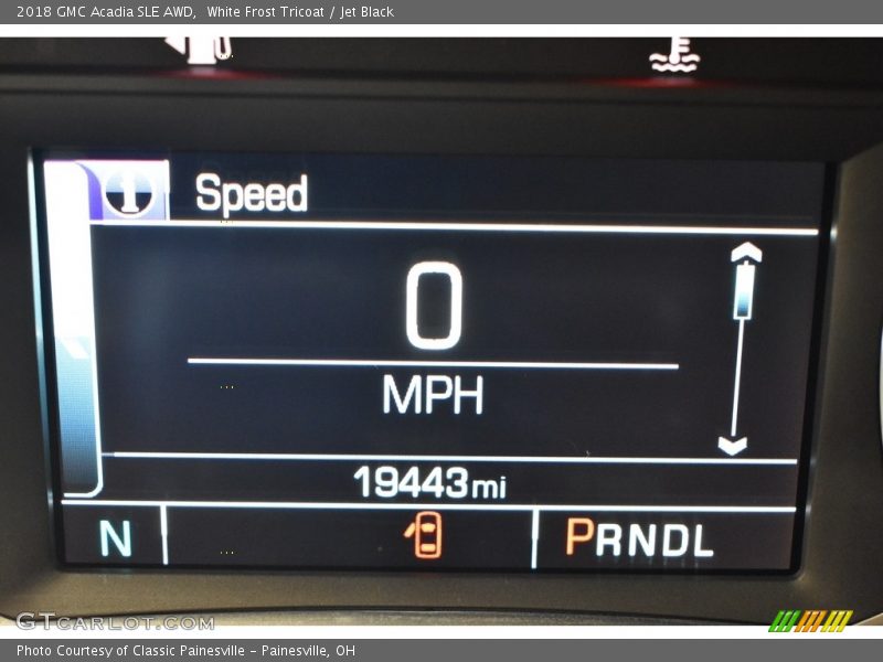 White Frost Tricoat / Jet Black 2018 GMC Acadia SLE AWD