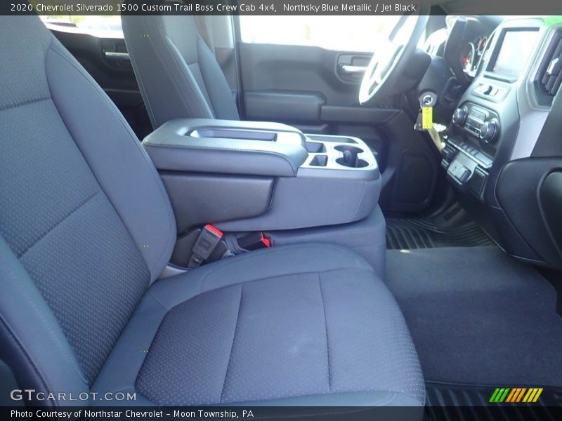 Northsky Blue Metallic / Jet Black 2020 Chevrolet Silverado 1500 Custom Trail Boss Crew Cab 4x4