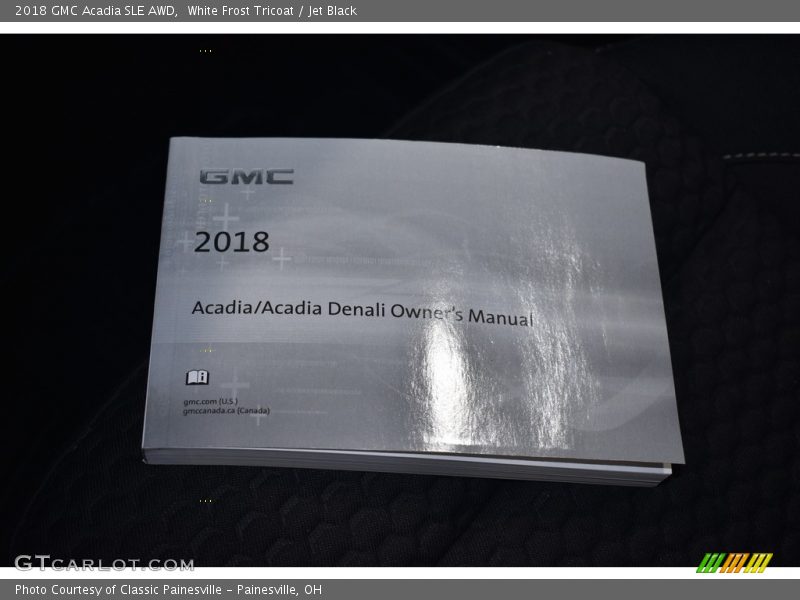 White Frost Tricoat / Jet Black 2018 GMC Acadia SLE AWD