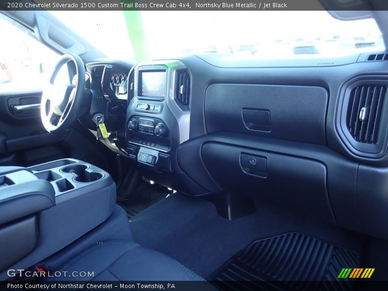 Northsky Blue Metallic / Jet Black 2020 Chevrolet Silverado 1500 Custom Trail Boss Crew Cab 4x4