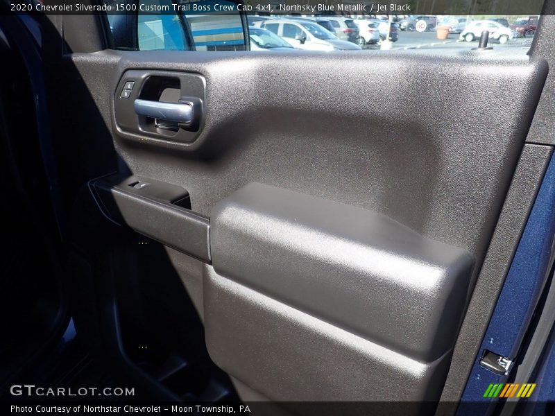 Northsky Blue Metallic / Jet Black 2020 Chevrolet Silverado 1500 Custom Trail Boss Crew Cab 4x4