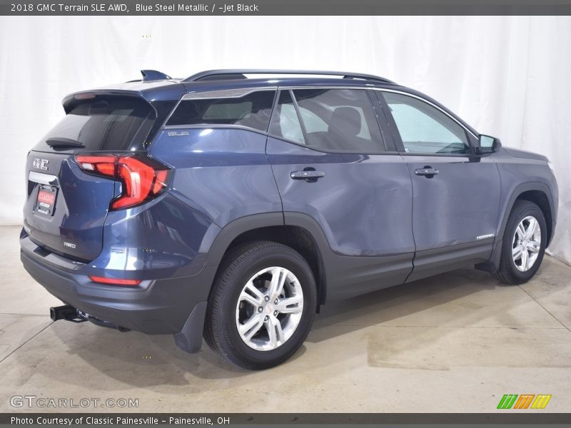 Blue Steel Metallic / ­Jet Black 2018 GMC Terrain SLE AWD