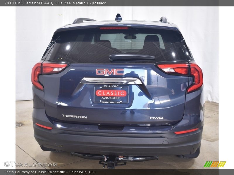 Blue Steel Metallic / ­Jet Black 2018 GMC Terrain SLE AWD