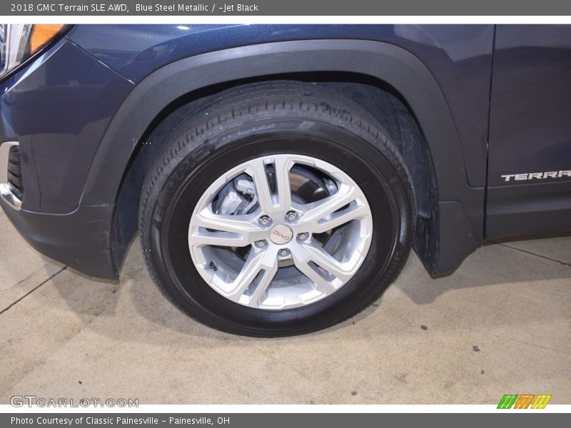 Blue Steel Metallic / ­Jet Black 2018 GMC Terrain SLE AWD