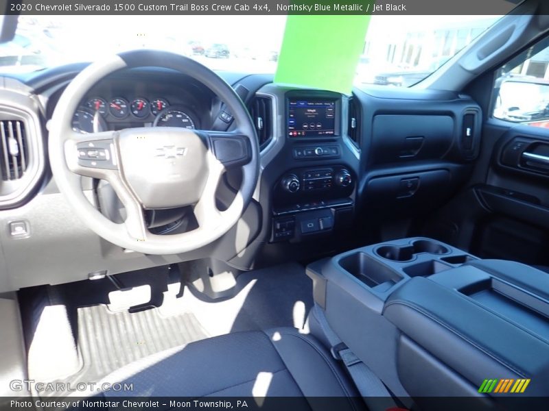 Northsky Blue Metallic / Jet Black 2020 Chevrolet Silverado 1500 Custom Trail Boss Crew Cab 4x4