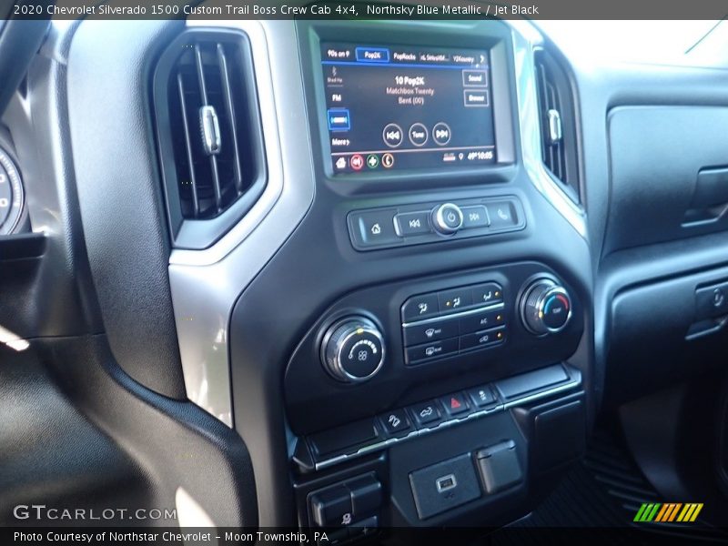 Northsky Blue Metallic / Jet Black 2020 Chevrolet Silverado 1500 Custom Trail Boss Crew Cab 4x4