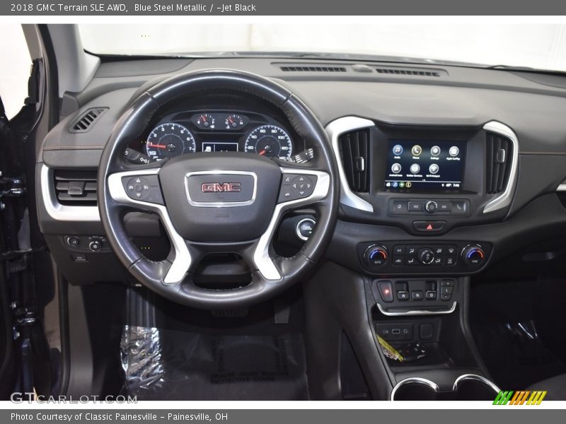 Blue Steel Metallic / ­Jet Black 2018 GMC Terrain SLE AWD