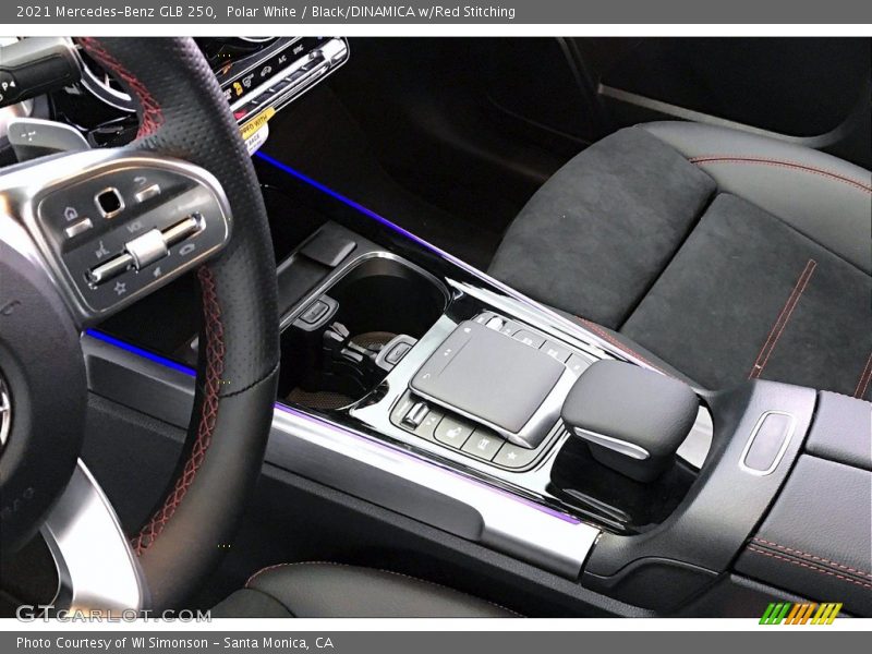 Polar White / Black/DINAMICA w/Red Stitching 2021 Mercedes-Benz GLB 250
