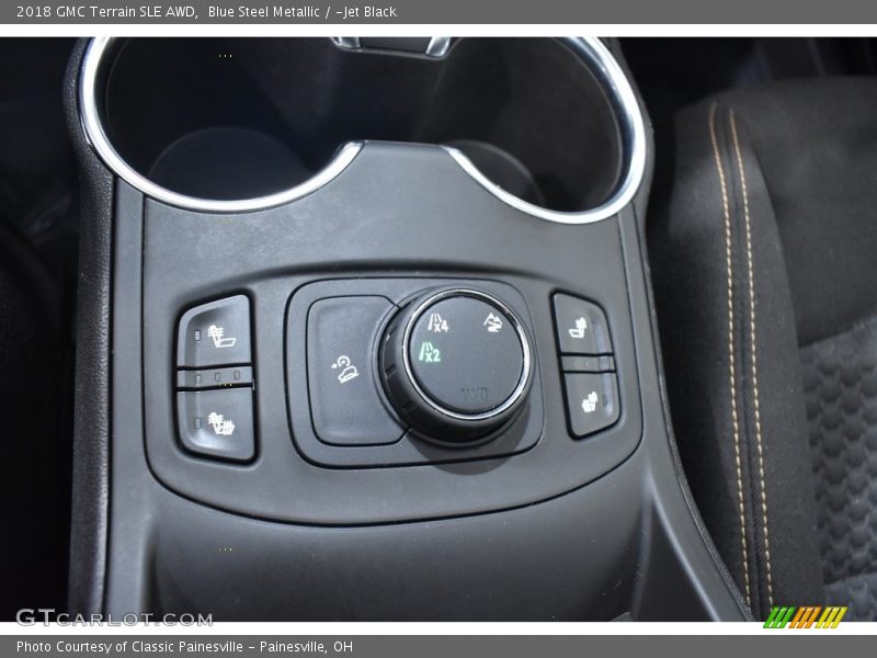 Blue Steel Metallic / ­Jet Black 2018 GMC Terrain SLE AWD