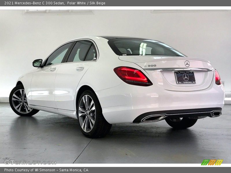 Polar White / Silk Beige 2021 Mercedes-Benz C 300 Sedan