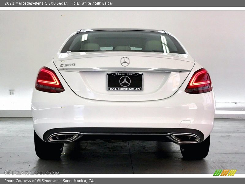 Polar White / Silk Beige 2021 Mercedes-Benz C 300 Sedan