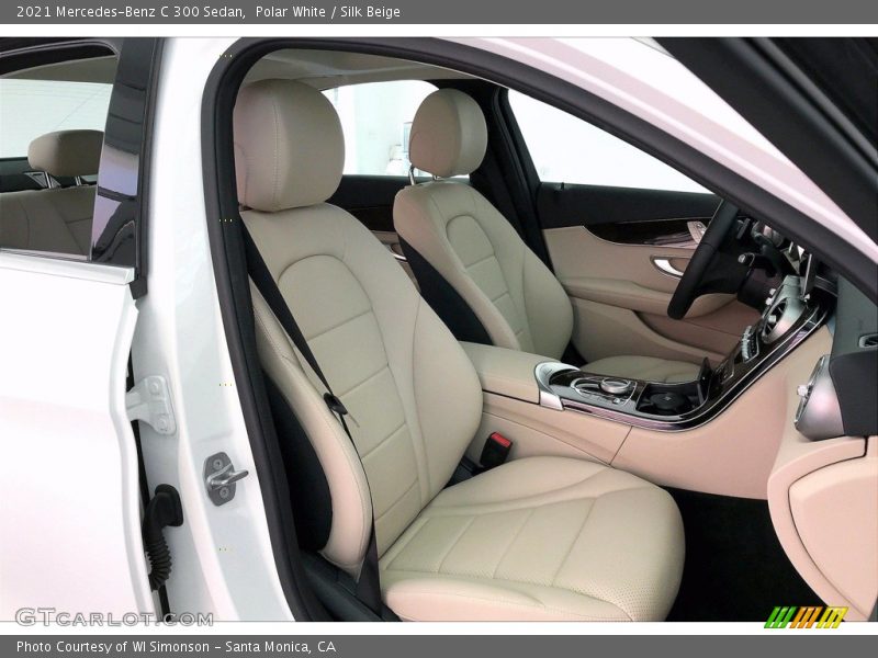 Polar White / Silk Beige 2021 Mercedes-Benz C 300 Sedan