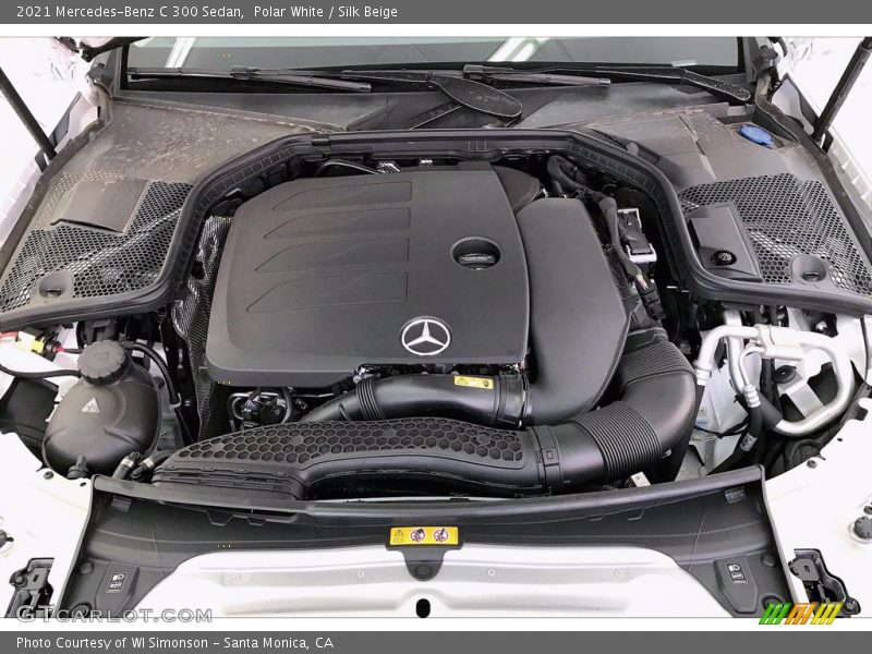 Polar White / Silk Beige 2021 Mercedes-Benz C 300 Sedan