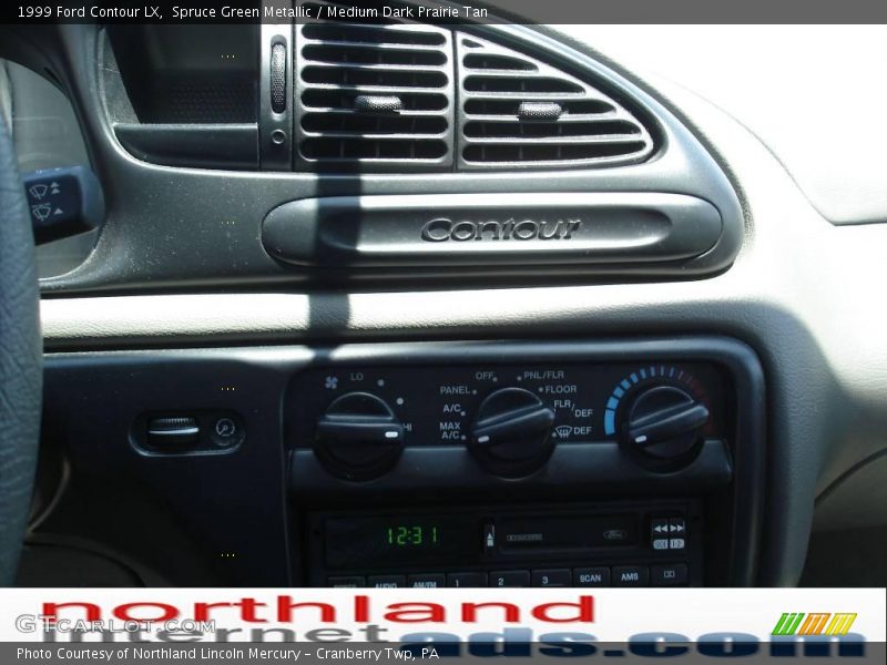 Spruce Green Metallic / Medium Dark Prairie Tan 1999 Ford Contour LX