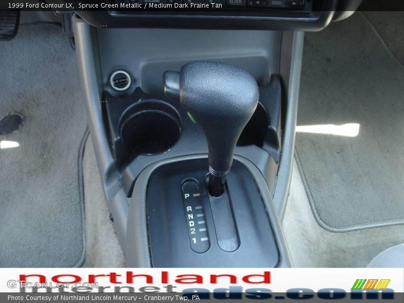 Spruce Green Metallic / Medium Dark Prairie Tan 1999 Ford Contour LX