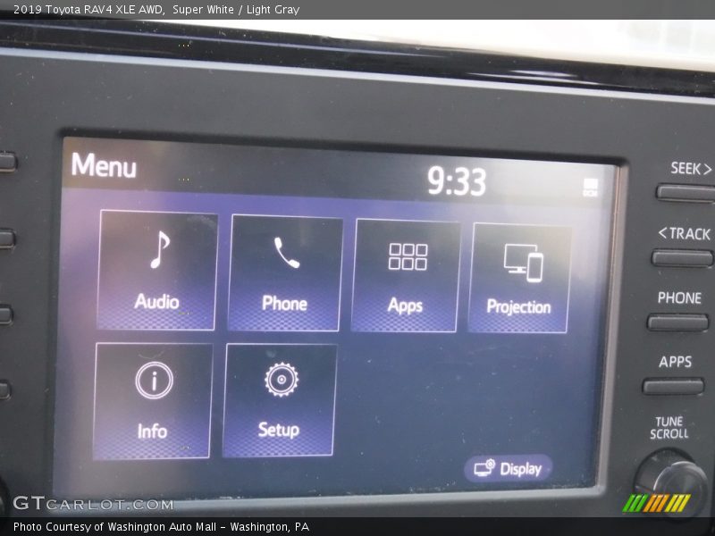 Super White / Light Gray 2019 Toyota RAV4 XLE AWD