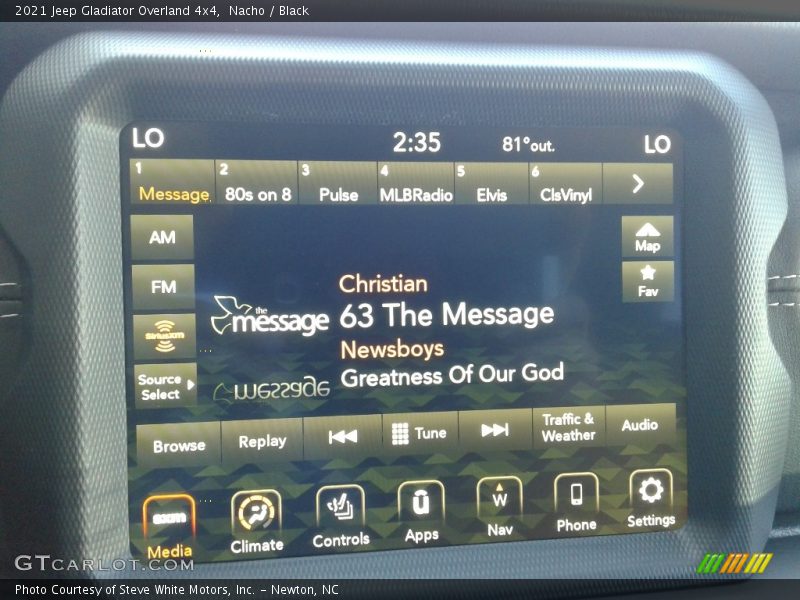 Nacho / Black 2021 Jeep Gladiator Overland 4x4