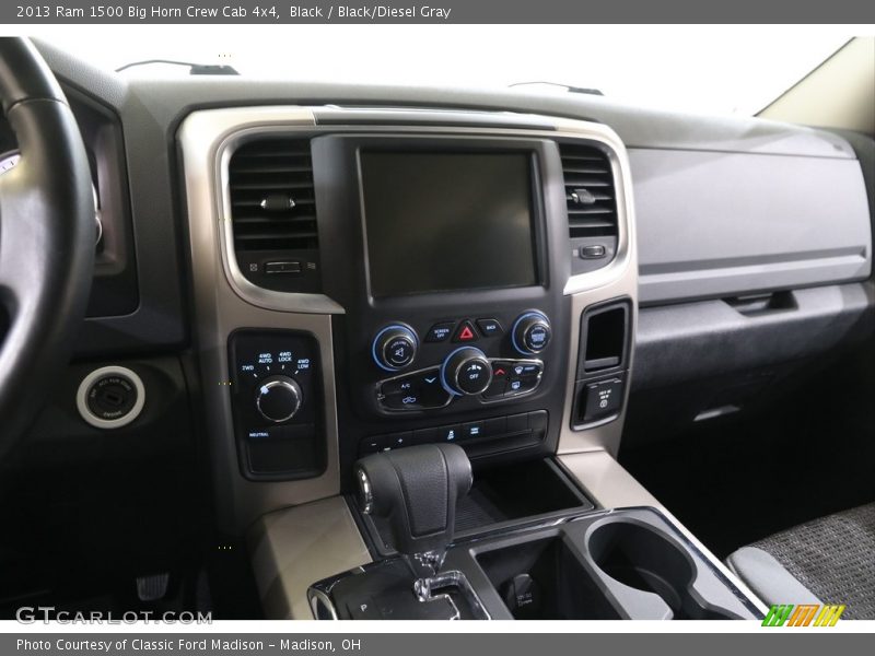 Black / Black/Diesel Gray 2013 Ram 1500 Big Horn Crew Cab 4x4