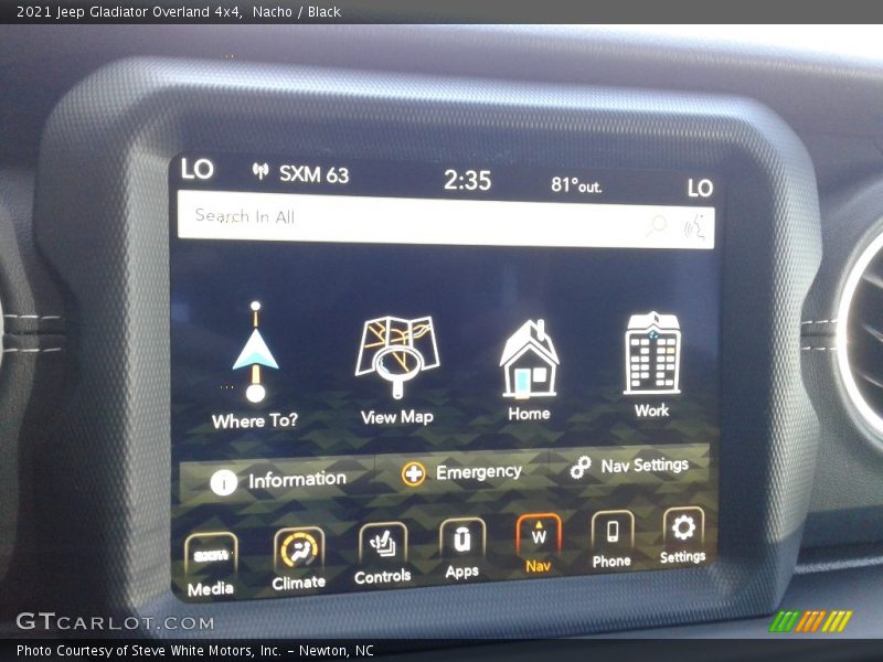 Nacho / Black 2021 Jeep Gladiator Overland 4x4