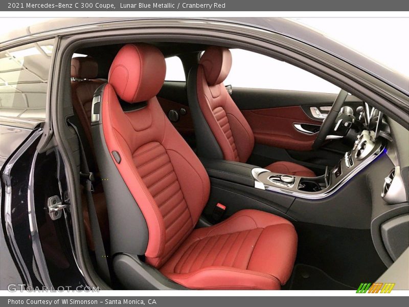  2021 C 300 Coupe Cranberry Red Interior