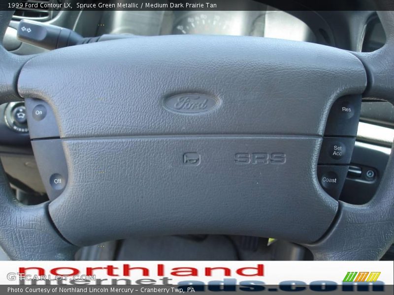 Spruce Green Metallic / Medium Dark Prairie Tan 1999 Ford Contour LX