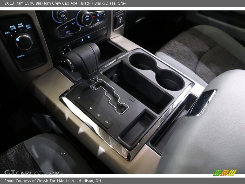 Black / Black/Diesel Gray 2013 Ram 1500 Big Horn Crew Cab 4x4