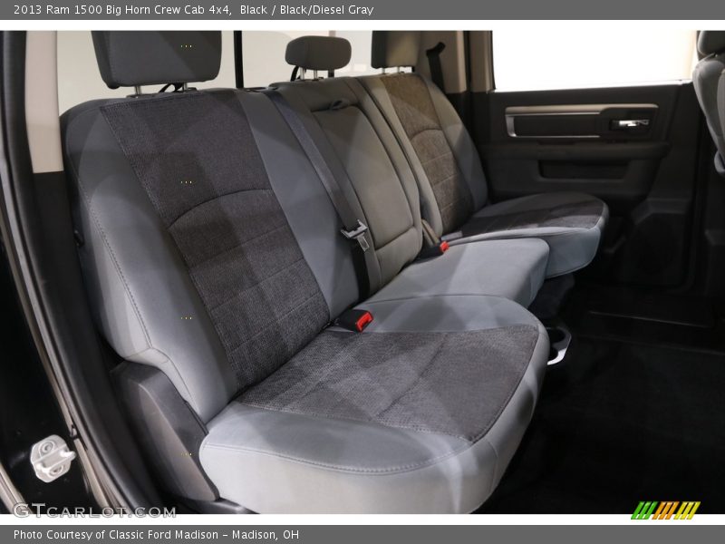 Black / Black/Diesel Gray 2013 Ram 1500 Big Horn Crew Cab 4x4