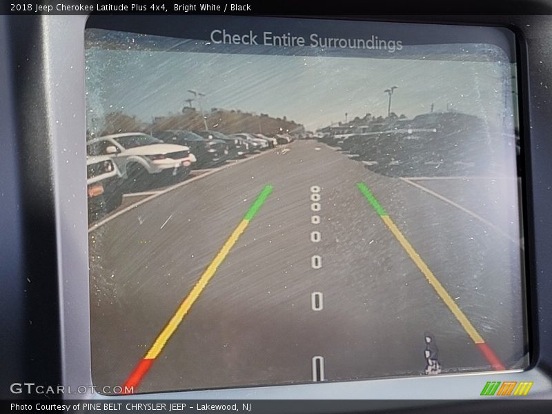 Bright White / Black 2018 Jeep Cherokee Latitude Plus 4x4